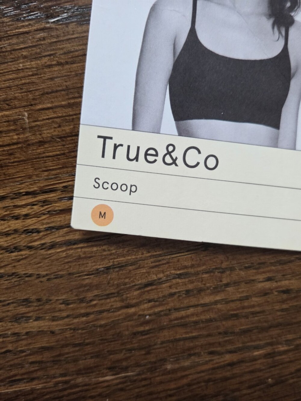 New True & Co Nude Medium Scoop Bralette - Picture 6 of 8